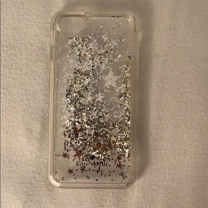 iPhone 8 Kate Spade sparkle star phone case